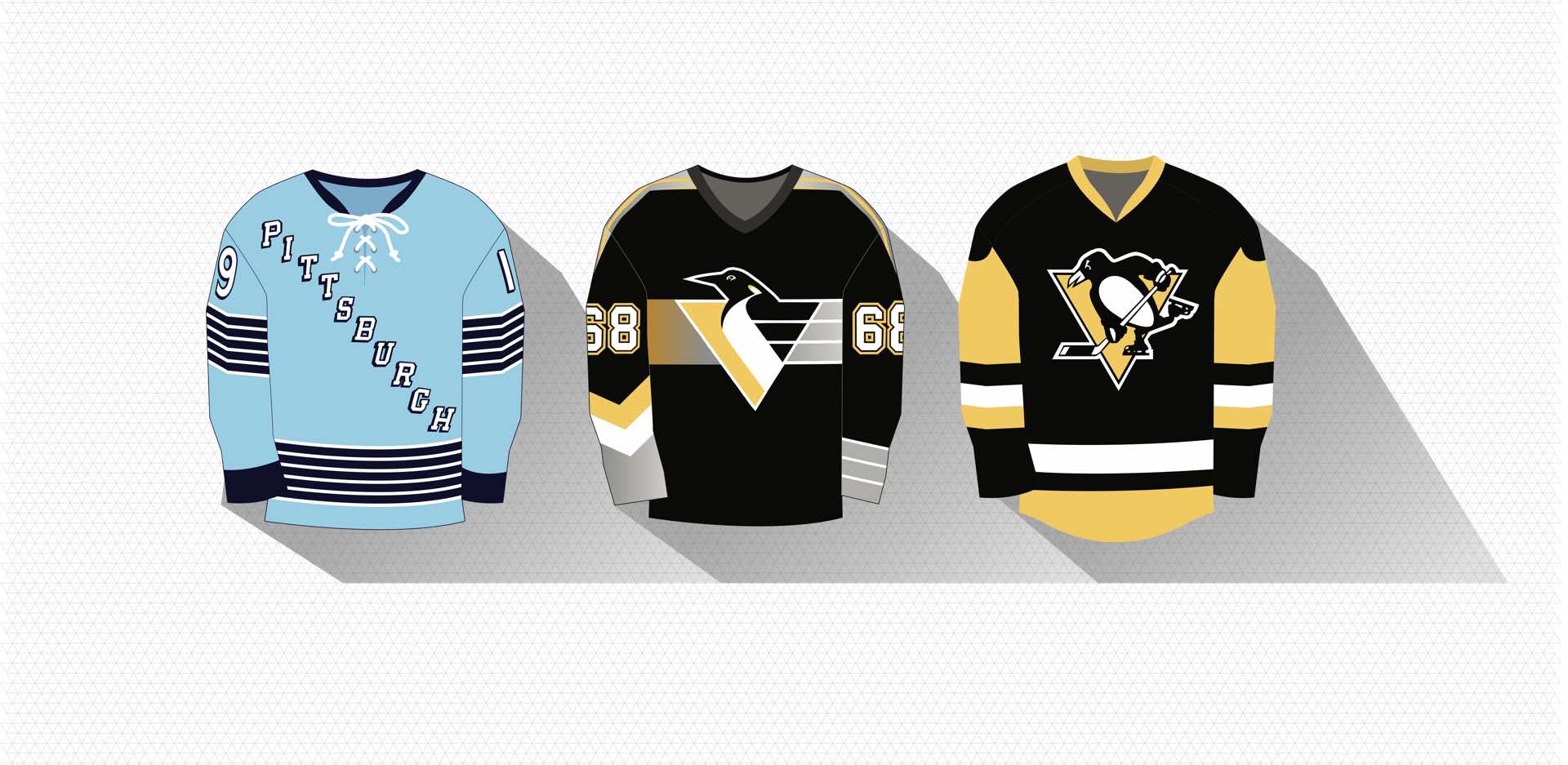 penguins jersey history