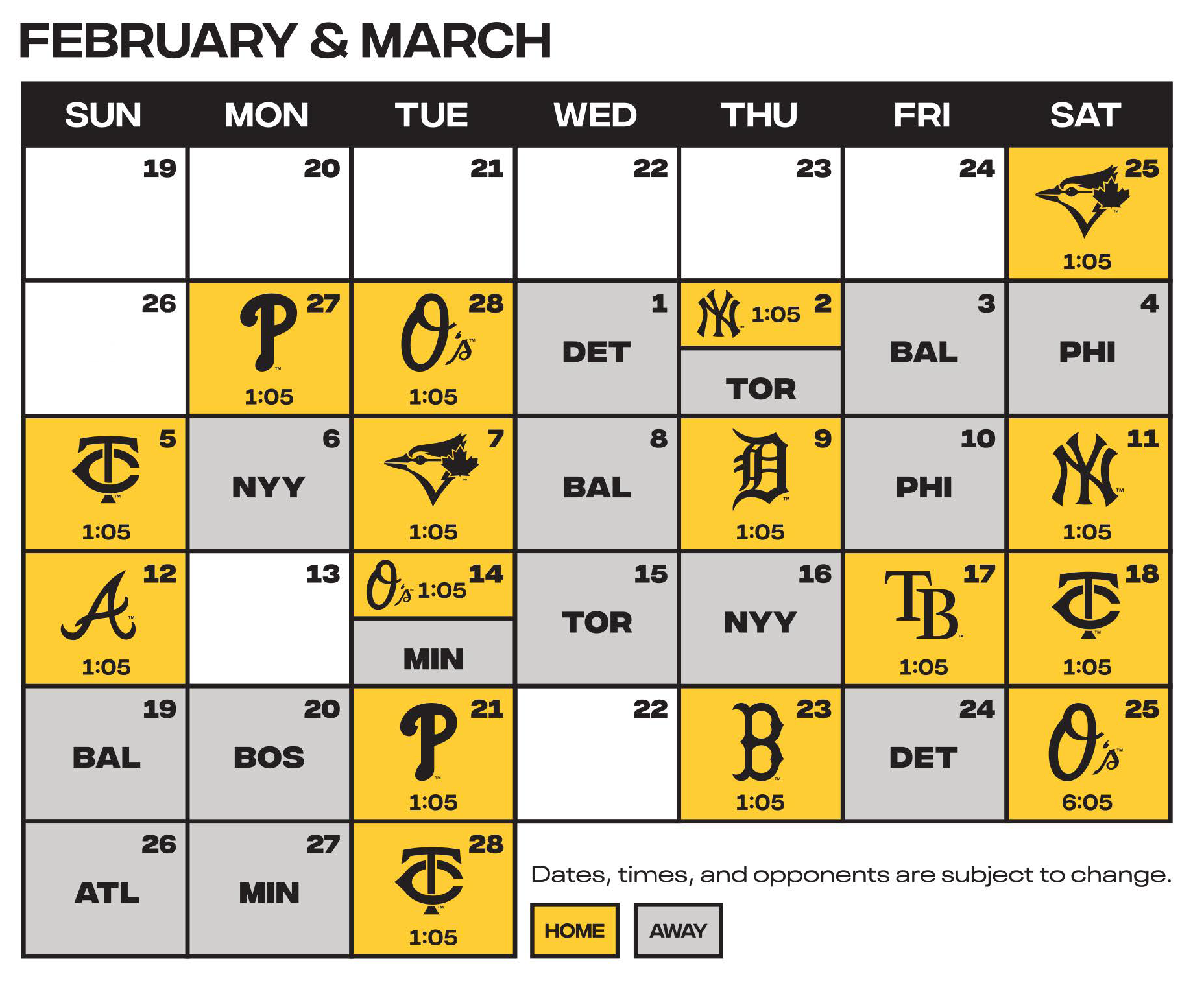Pirates announce 2023 spring training schedule