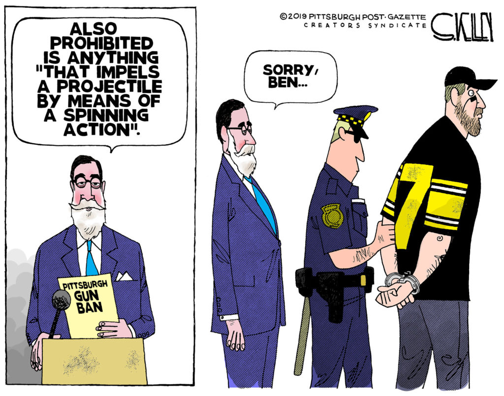 Sorry, Ben… – Steve Kelley | Pittsburgh Post-Gazette Editorial Cartoonist