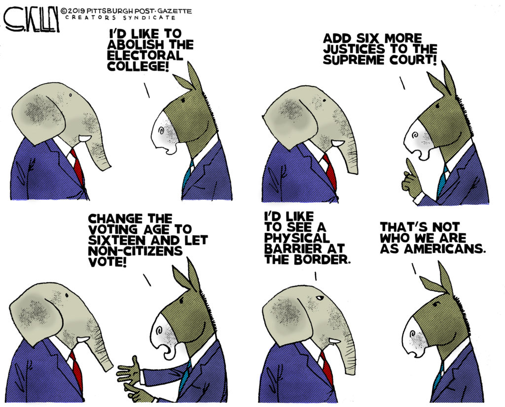 Who we are as Americans Steve Kelley Pittsburgh PostGazette Editorial Cartoonist