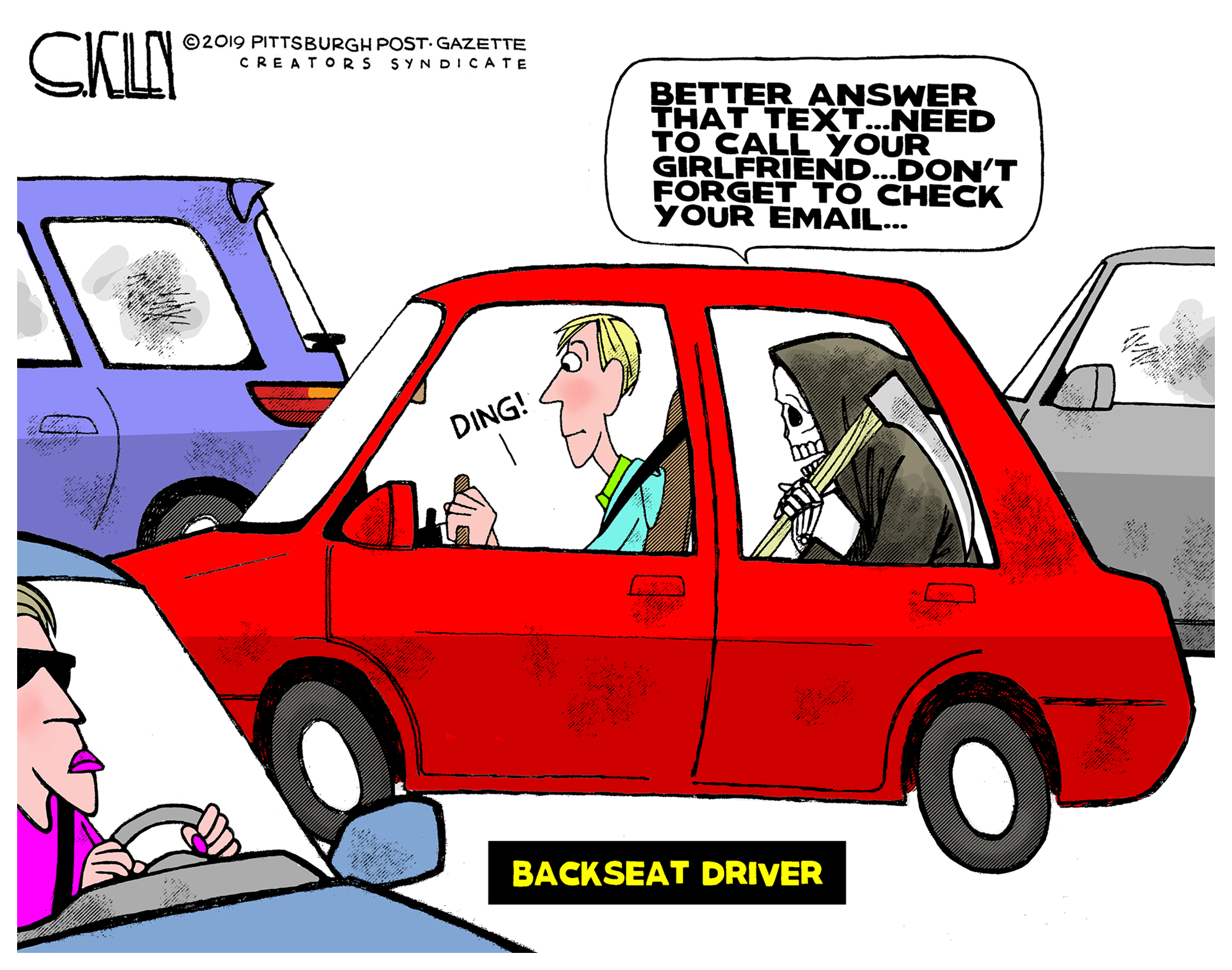 Driving Cartoon