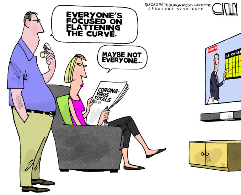 Flattening the curve – Steve Kelley | Pittsburgh Post-Gazette Editorial ...