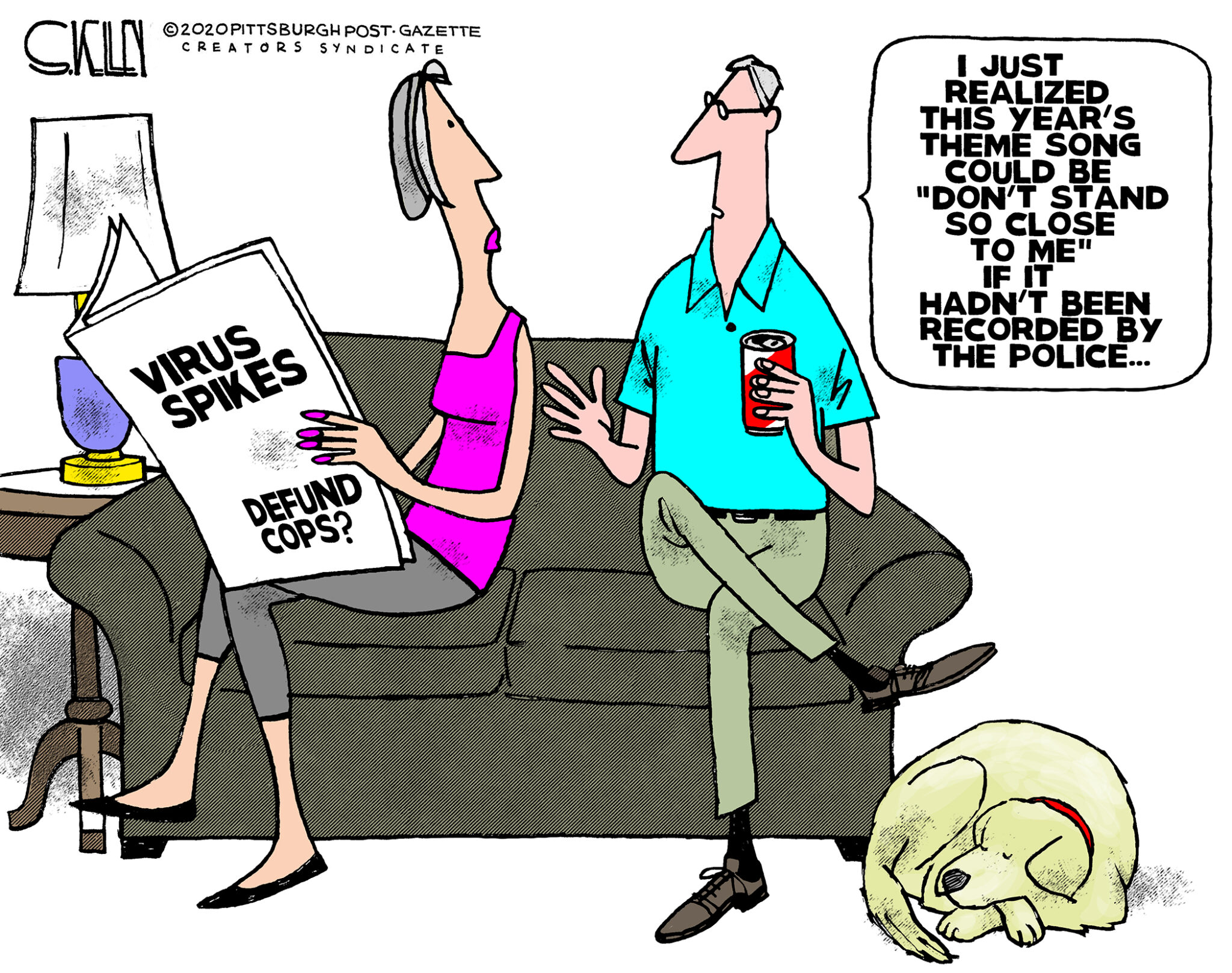 Dont Stand So Close To Me Steve Kelley Pittsburgh Post Gazette Editorial Cartoonist 7684