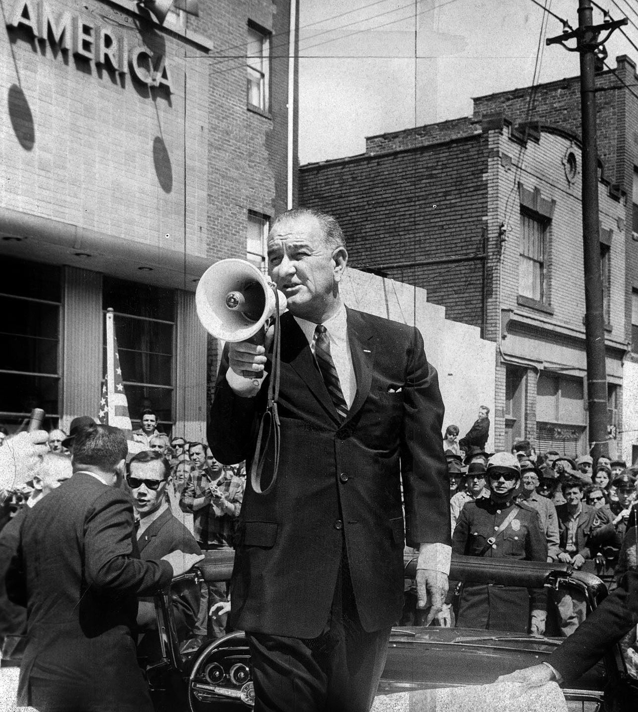 Lbj In Pgh “i Am Here To Declare War On Poverty” 0545